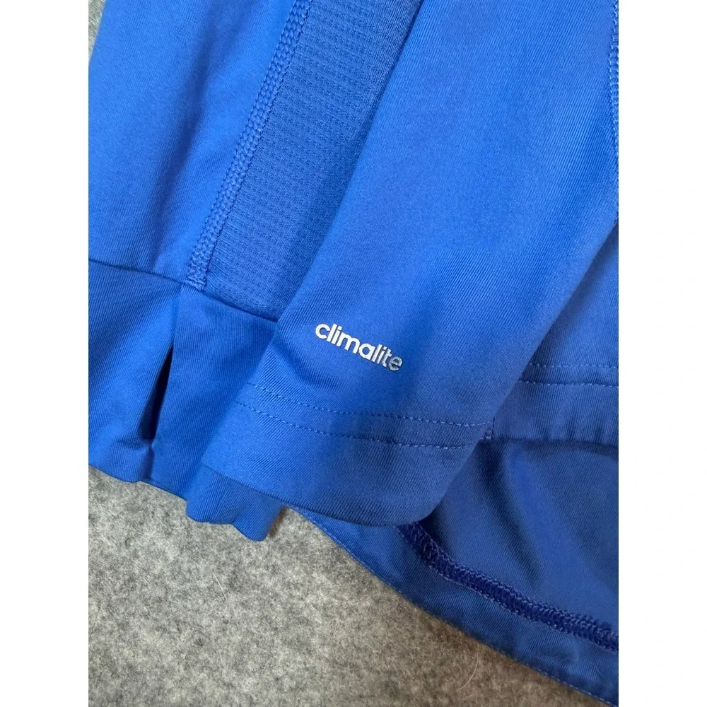 Adidas‎ Mens Climalite 1/4 Zip Pullover Royal Blue Running Training Top Large